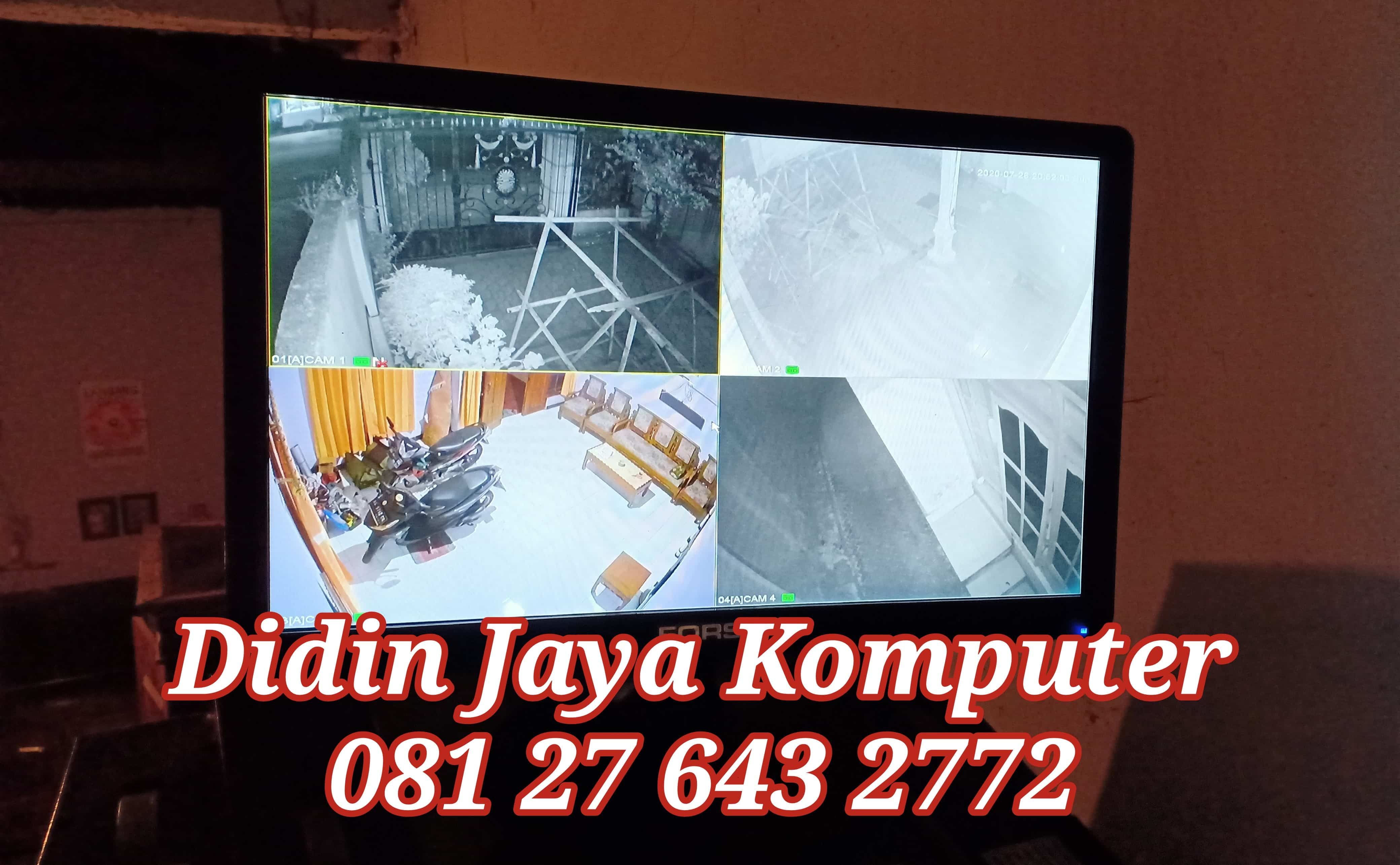 Pemasangan di Didin Jaya Komputer yaitu 4 Kamera jernih dengan kualitas 2 Megapixel dengan harga murah dan terjangkau.